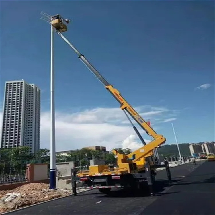 沙湾维修路灯的曲臂升降车出租